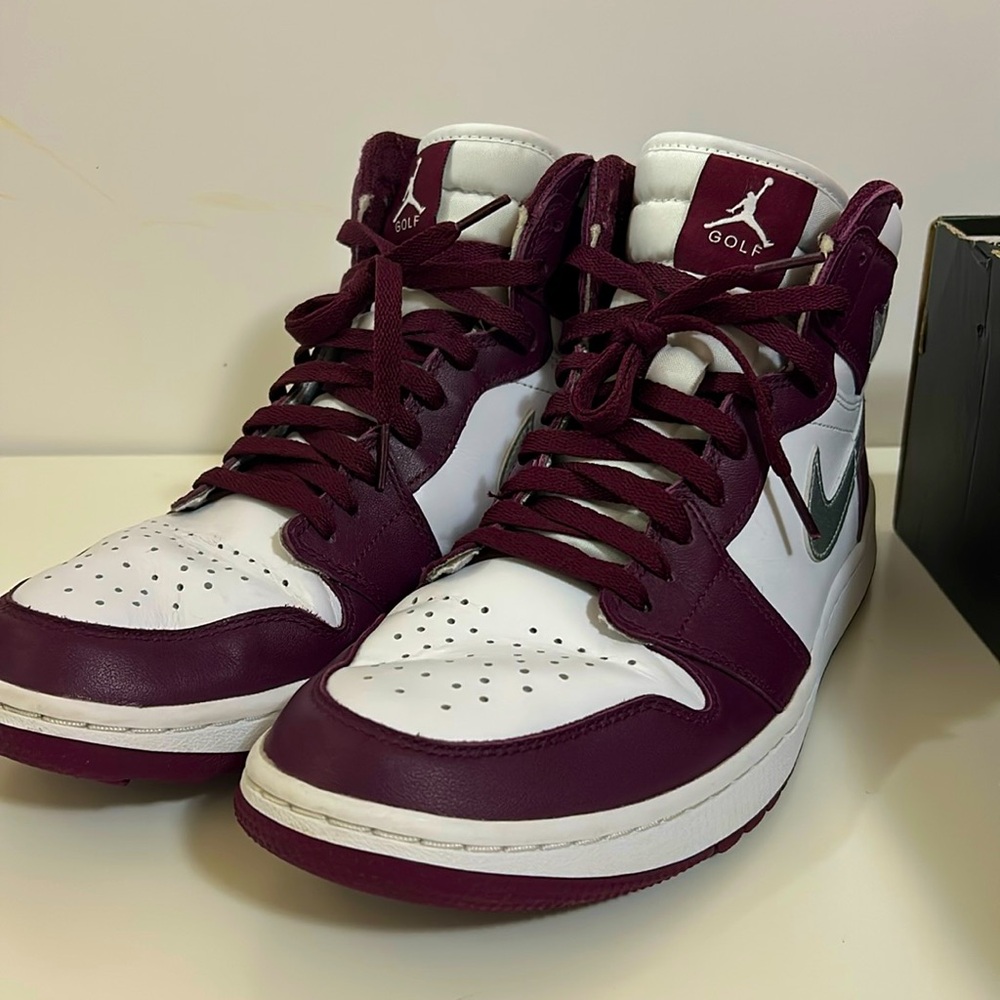 Jordan 1 Retro High Golf Bourdeaux Sz 11